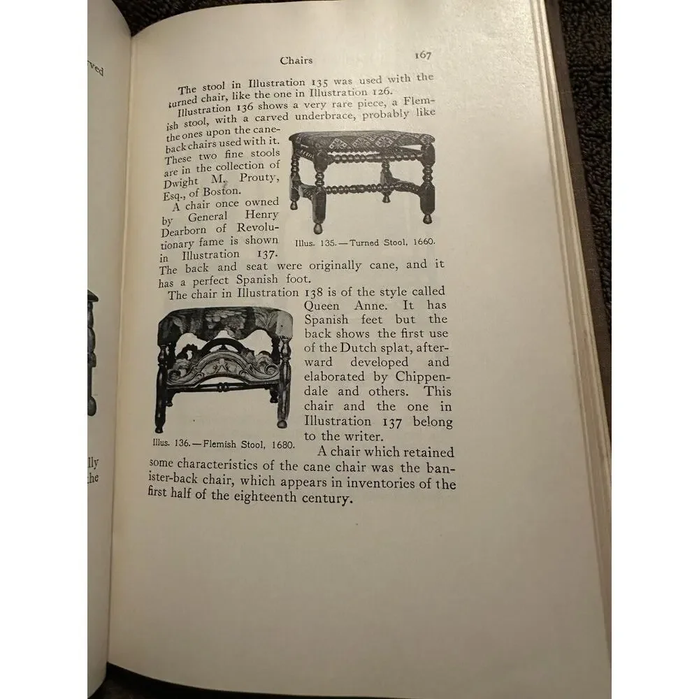 Furniture of the Olden Time Illustrated Furniture Reference New Ed. 1944 Morse‎